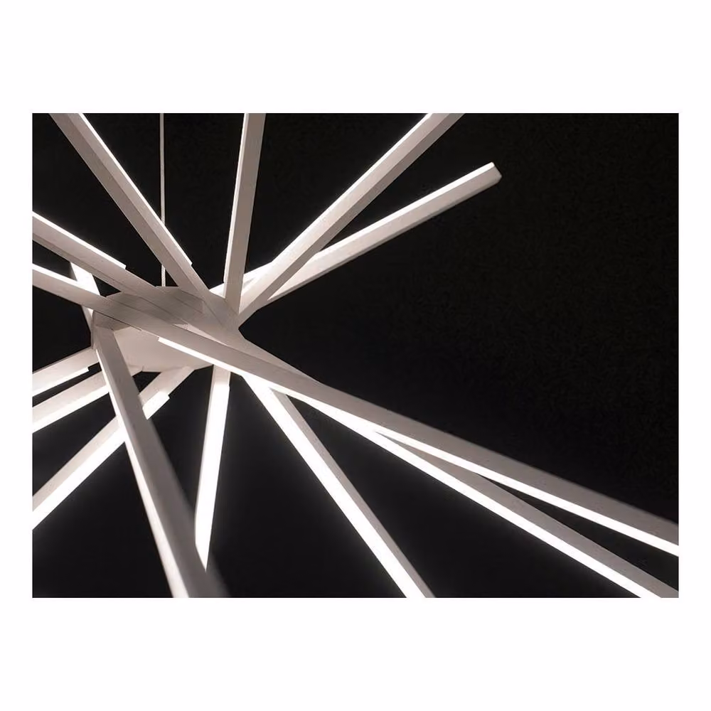Netlighting SHANGHAI LED Pendant Ceiling Light, White, 2860lm, 4000K, W: 113 cm, D: 51.5 cm – 3