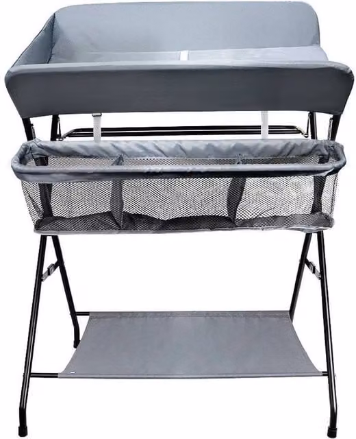 FORGEVIO Folding Nursery Changing Station in Grey – 1