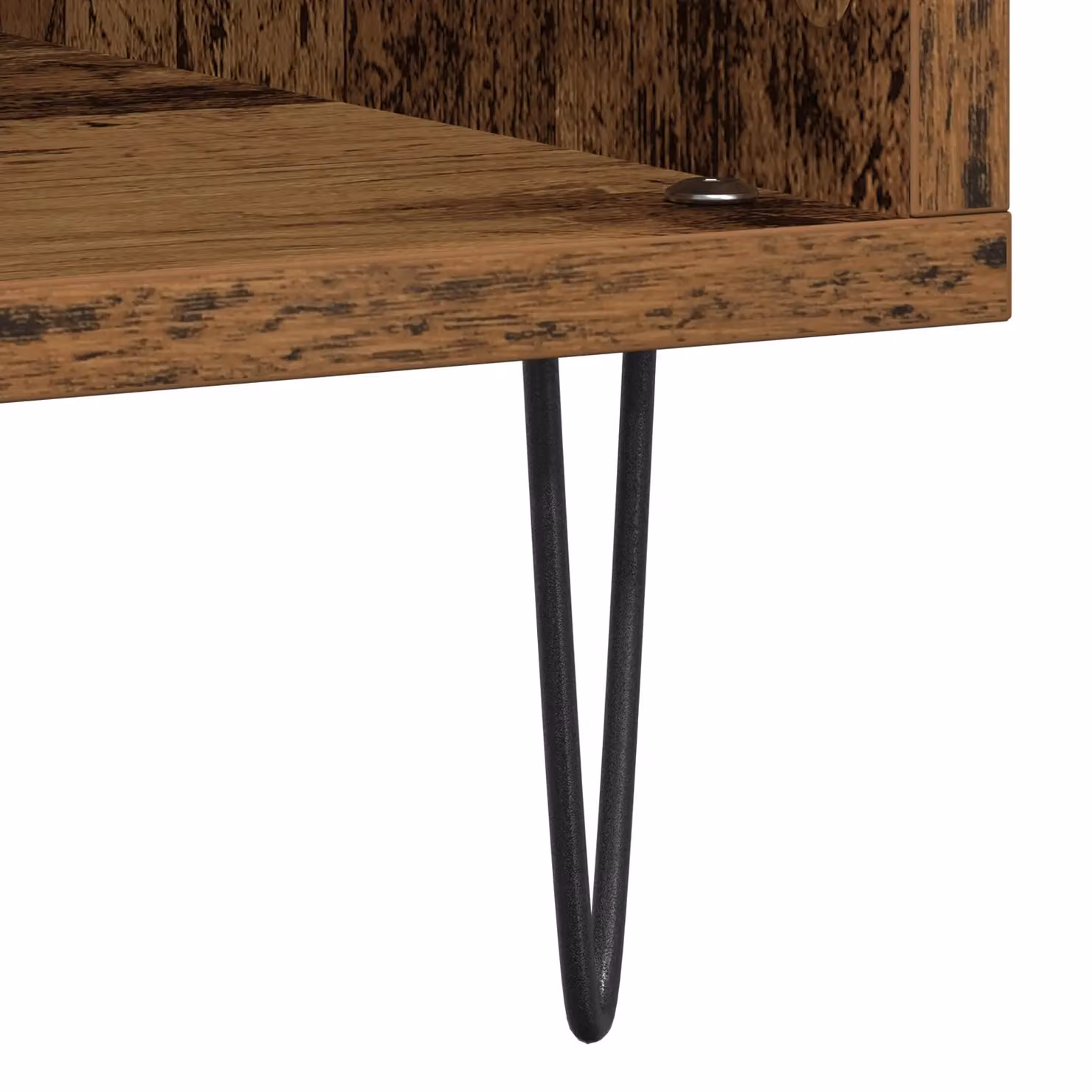 Berkfield Home Artisan Oak Media Cabinet in Brown, W: 84.5 cm, D: 38 cm, H: 90 cm – 4
