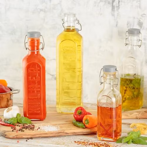 Kilner Clip Top Glass Bottle, Transparent, 0.6 l – 2
