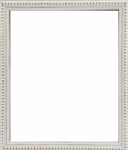 Frames & Mirrors 4U White Rectangular Wooden Single Picture Frame with Glass, 6x4 Inch