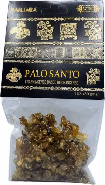 Banjara Tree Resin Authentic Palo Santo Incense from India, Brown