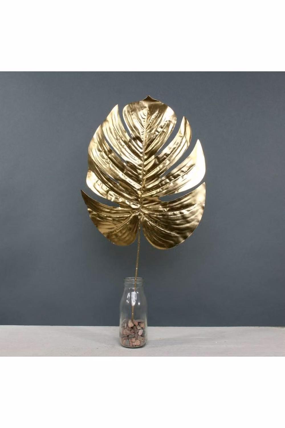 KDMD Gold Metallic Monstera Leaf Large 2 Pack – 2