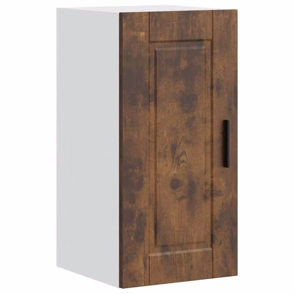 Berkfield Home Porto Smoked Oak Kitchen Wall Cabinet, Brown, W/D/H: 60.0 x 25.0 x 31.0 cm – 2