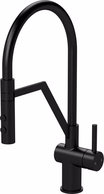Balterley Rana Kitchen Mono Mixer Tap, Single Lever, Matt Black – 1