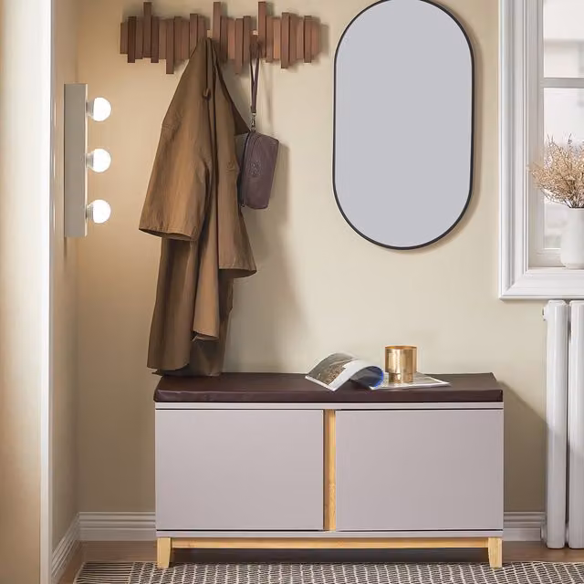 SoBuy Modern Shoe Rack in Beige