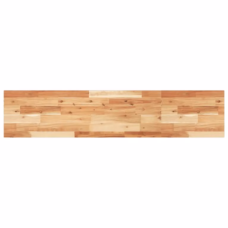 Berkfield Home Floating Shelf in Brown Oil Finished Solid Acacia Wood, W: 160 cm, D: 30 cm, H: 2 cm