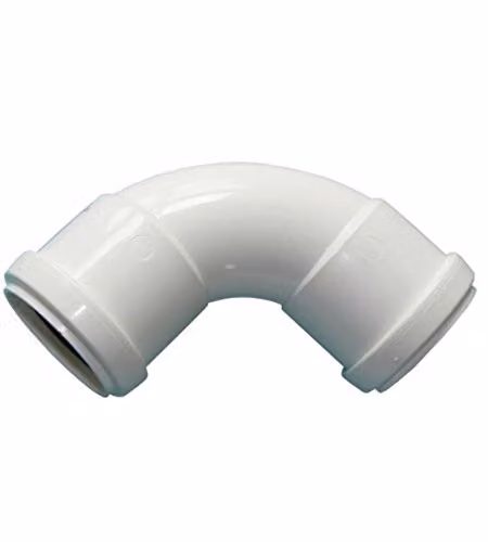 FloPlast Push-Fit 92.5 Degree Waste Bend 32mm White