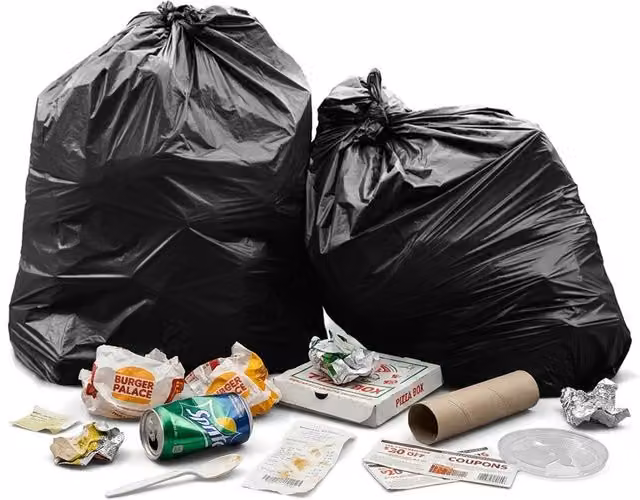 Storm Trading Group Black Rubbish Waste Bin Liners, 50 x 80L, 140 Gauge