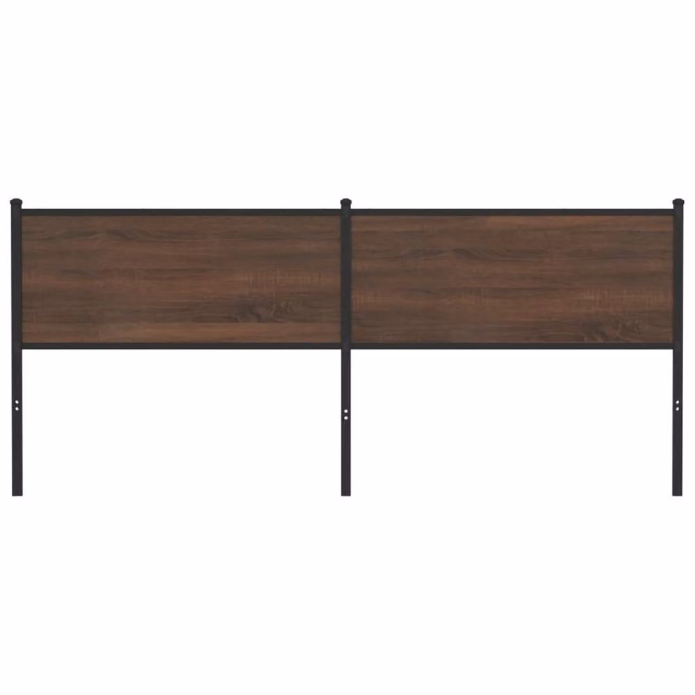 Berkfield Home Classic Headboard in Brown Oak, Width: 200 cm – 3