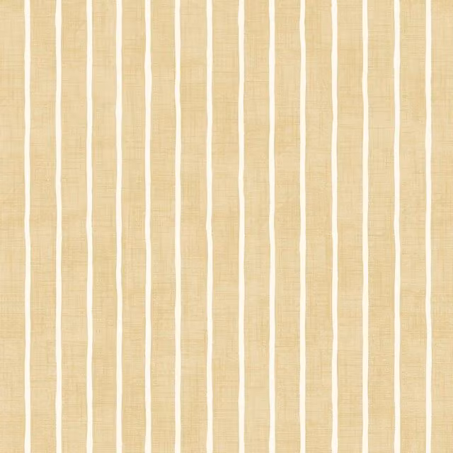 iLiv Pencil Stripe Fabric in Ochre Yellow