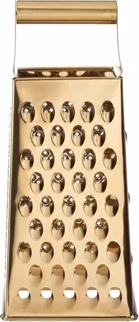 Orsina Gold Stainless Steel Box Grater with Multiple Blades
