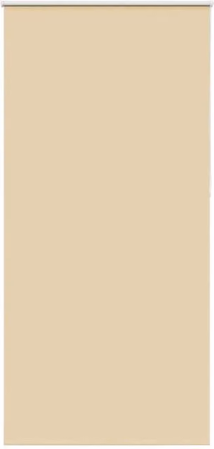 Berkfield Home Blackout Roller Blind in Beige, Thermal Insulating Polyester, W: 90 cm, H: 210 cm
