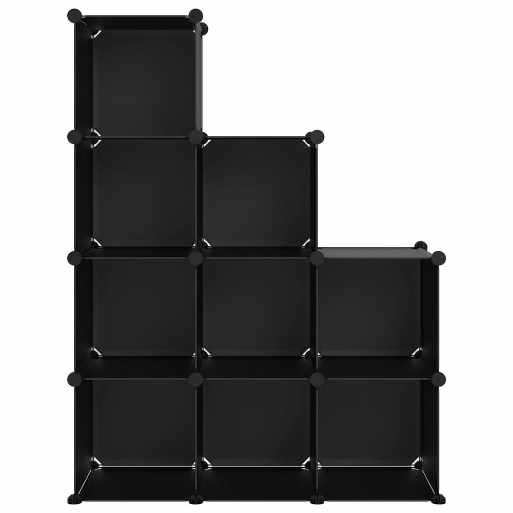 Berkfield Home 9-Cube Storage Organiser in Black – 3