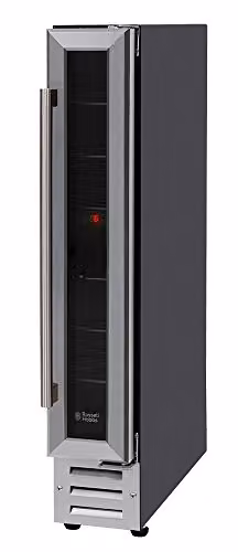 Russell Hobbs RHBI7WC1SS Freestanding or Integrated Glass Wine and Drinks Cooler in Stainless Steel with 7 Bottle Capacity