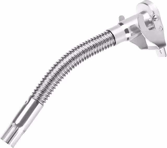 FLAVORA Silver Stainless Steel Flexible Metal Jerry Can Spout Pouring Nozzle – 1