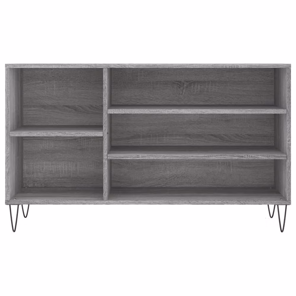 Berkfield Home Grey Sonoma Shoe Cabinet, W: 102 cm, D: 36 cm, H: 60 cm – 4