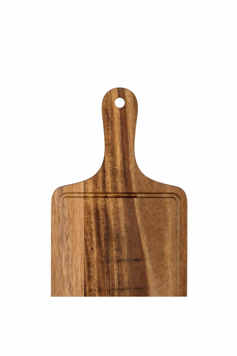 KDMD Large Rectangular Solid Acacia Wood Serving Board in Brown – 2