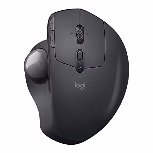 Logitech MX Ergo Wireless Trackball Mouse in Black or Anthracite – 1