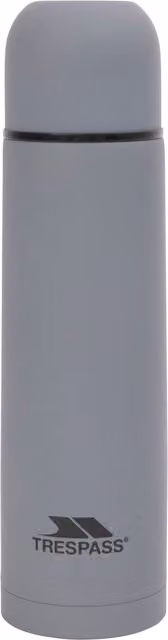 Trespass Torre 750ml Leakproof Stainless Steel Thermal Flask in Grey