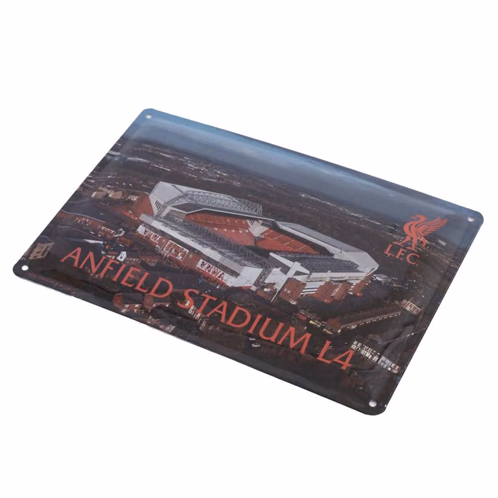 Liverpool FC Multicolour Metal Rectangular Hanging Stadium Sign – 2