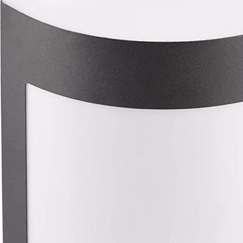 CGC Lighting Kala Black Stainless Steel Curved Outdoor Wall Light for Garden and Terrace – 6