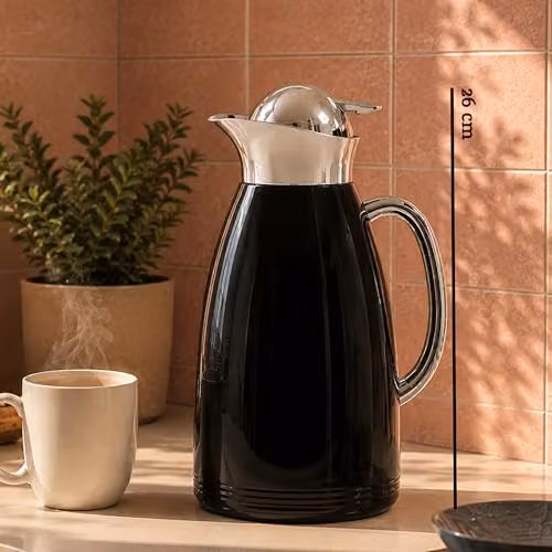 Orsina Multipurpose Black and Silver Vacuum Thermos Jug – 2