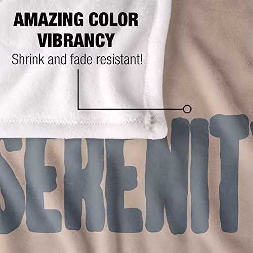 Warner Bros. Seinfeld The Serenity Now Super Soft Silky Touch Fleece Throw Blanket, W/D/H: 91 x 147 cm, Beige/Multicolour – 4