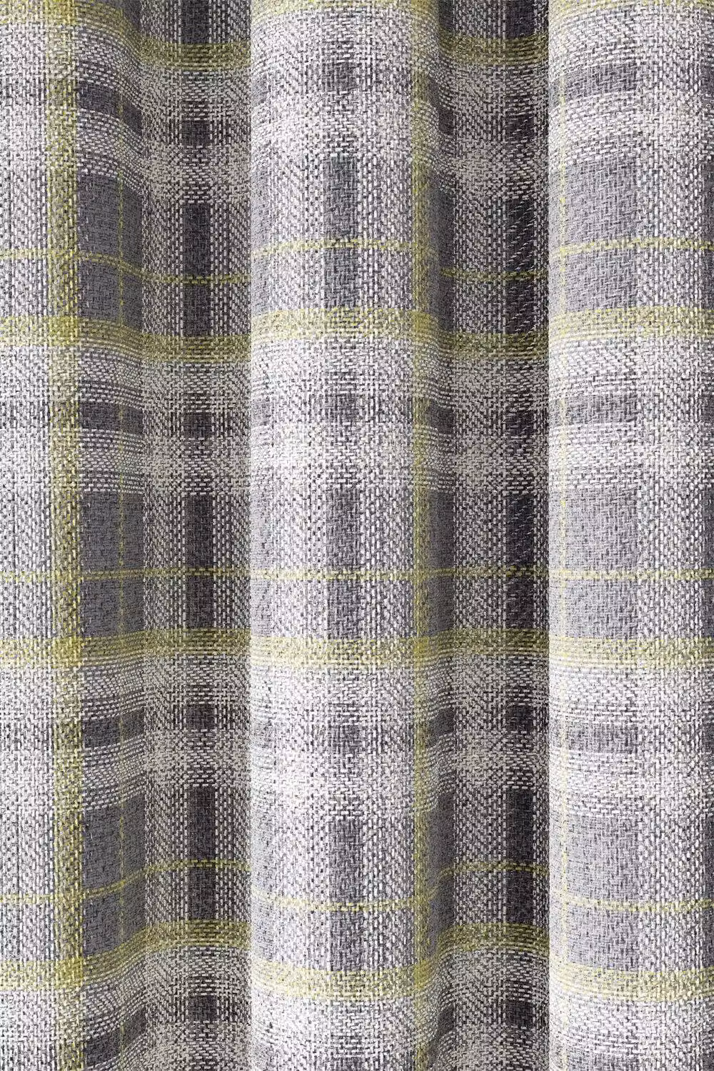 Helena Springfield Harriet Checked Woven Lined Eyelet Curtains in Purple and Grey, Width: 229 cm, Drop: 229 cm – 3