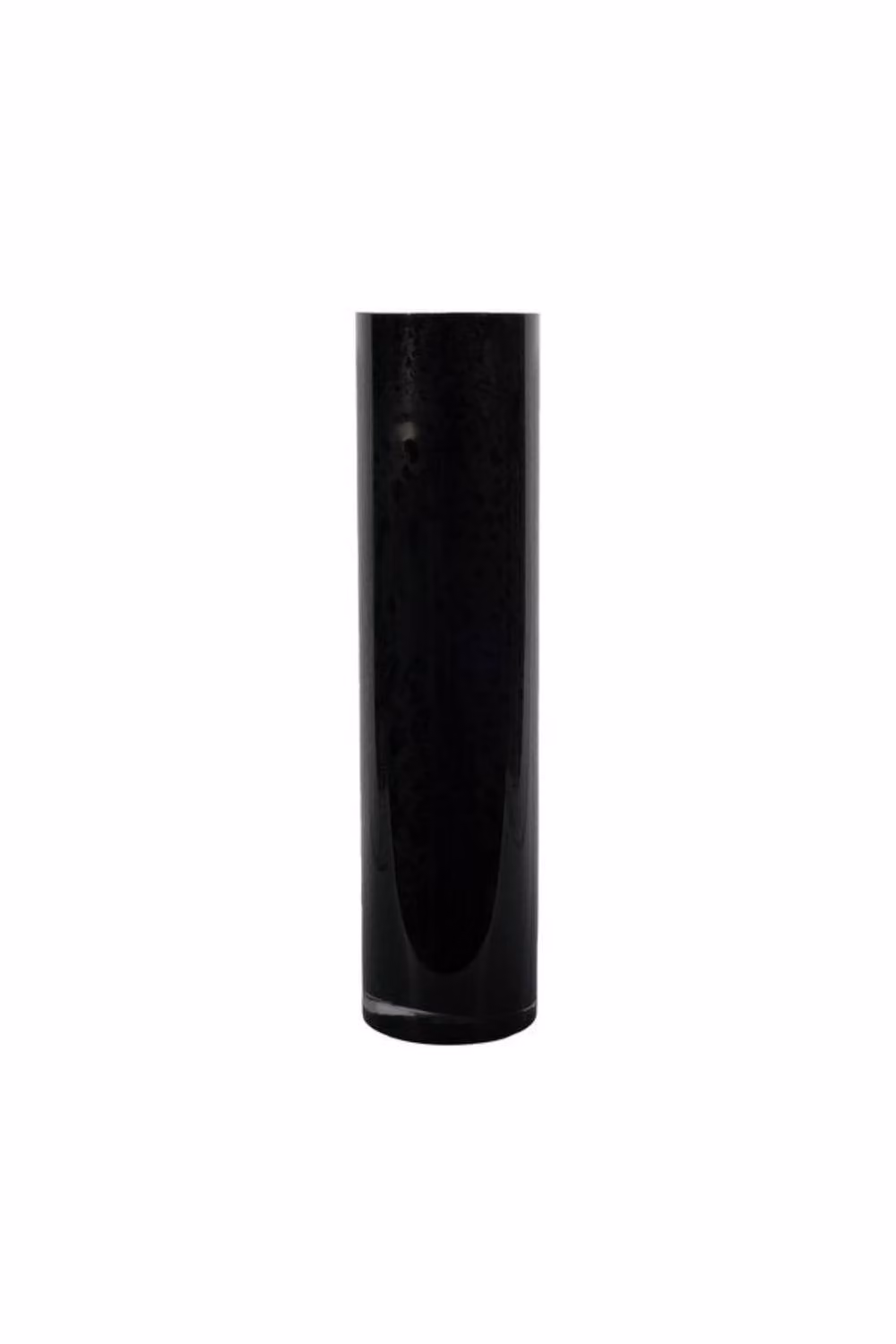 KDMD Modern Round Glass Cylinder Vase in Black, H: 40 cm, W: 10 cm, D: 10 cm – 2