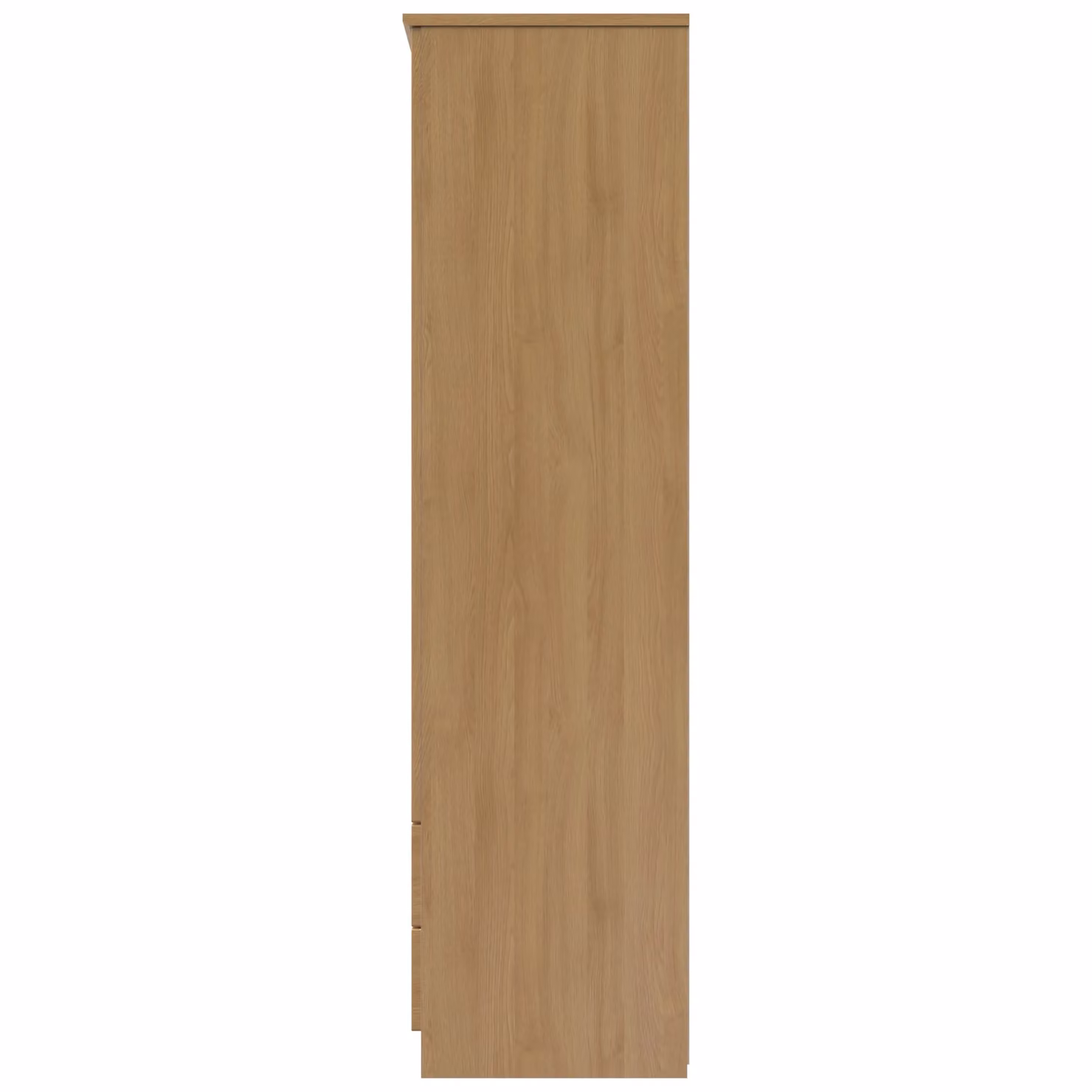 2 U Holborn Ready Assembled Tall Triple Wardrobe with 2 Drawers in Brown – 2