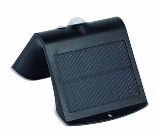 Luceco Solar Guardian LED Wall Light with PIR Motion Sensor, 1.5W, 220lm, 4000K, Black – 3