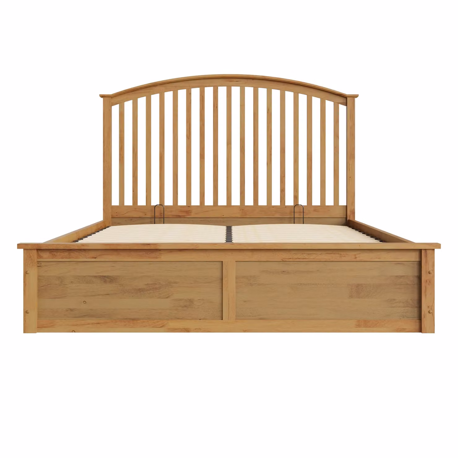 GFW Madrid Oak Wooden Ottoman Storage Bed Frame, King Size, W/D/H: 180 x 200 cm – 4