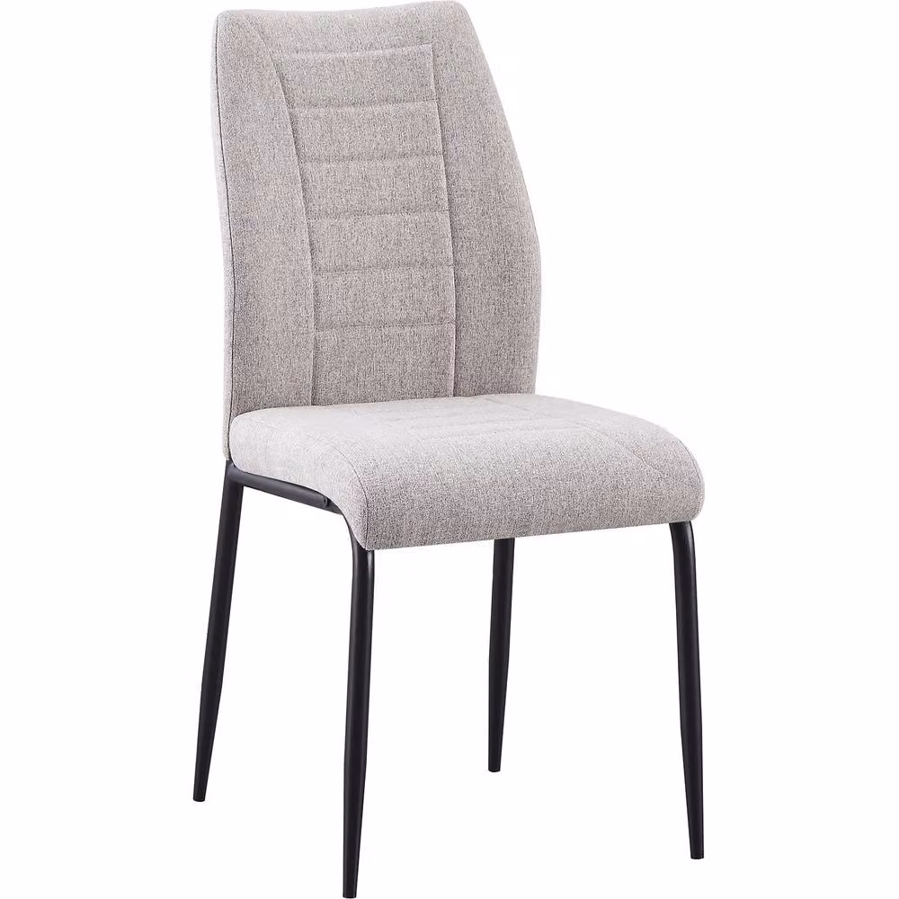 Seconique Modena Dining Set with Chilton Chairs in Grey featuring an Oval Glass Table – 2