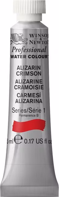 Winsor and Newton Professional Watercolour Paint, Alizarin Crimson, 5ml