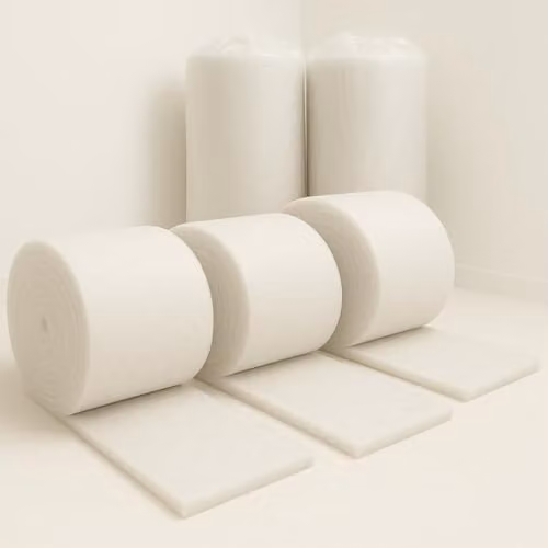 Green Loft Premium Hypoallergenic Recycled Polyester Wadding Roll, 135gsm, White, Width: 68.58 cm, Length: 1 m – 2