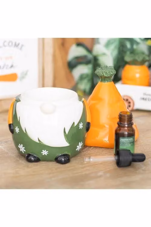 KDMD Carrot Patch Gonk Ceramic Tealight Oil Burner in Multicolour – 2