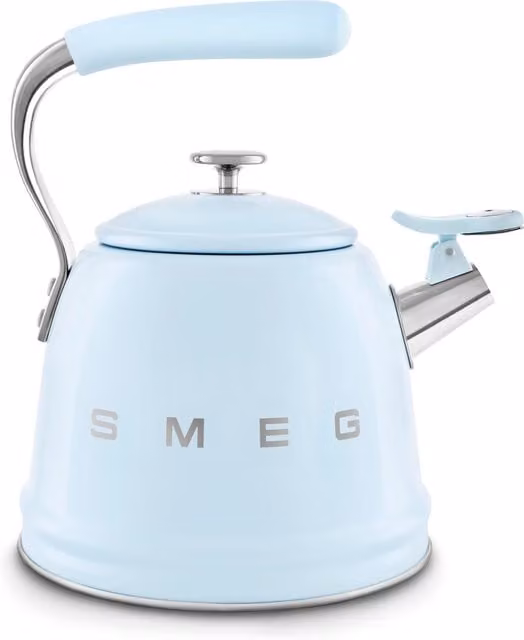 Smeg Whistling Kettle for Hobs in Blue