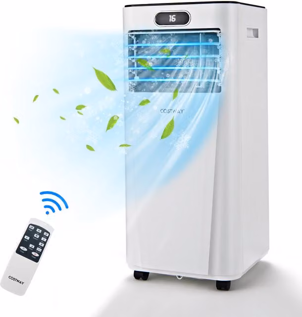Costway 3-in-1 9000 BTU Monobloc Air Conditioner, White