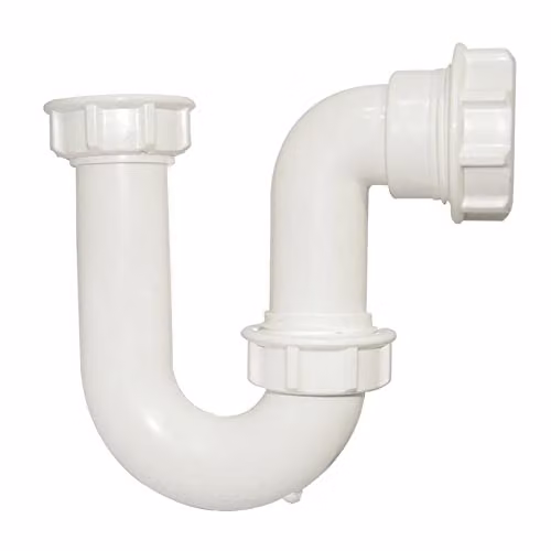Floplast P Trap with 38mm Seal and 32mm Connection in White