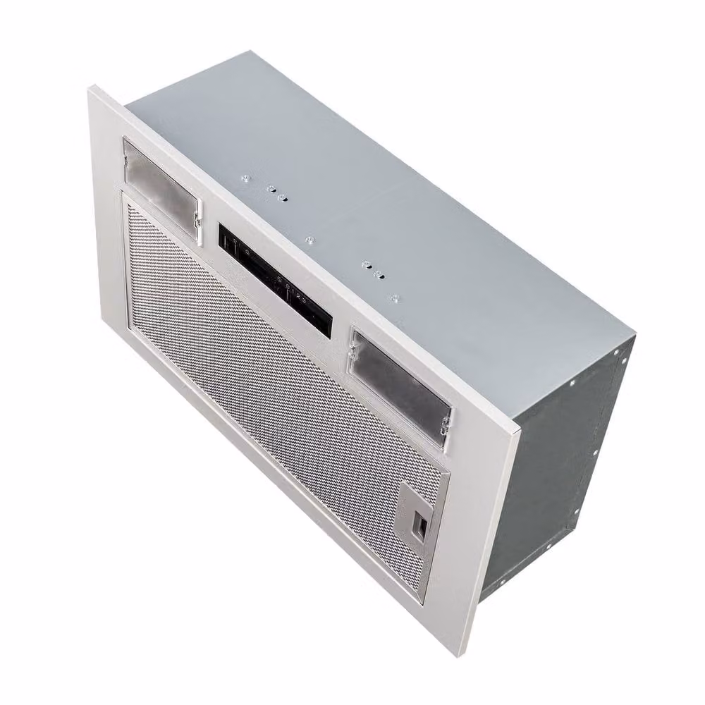 SIA Silver Built In Canopy Cooker Hood Extractor Fan with Activated Carbon Filter, Width: 52 cm – 6