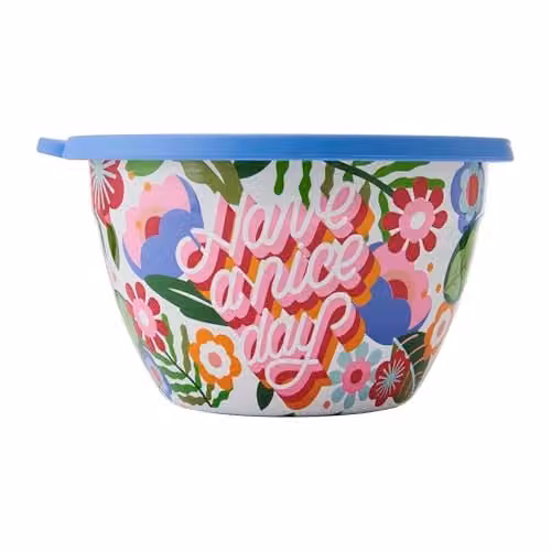 S'well Stainless Steel Salad Bowl Kit with Compartments, 1.9 l, Multicolour