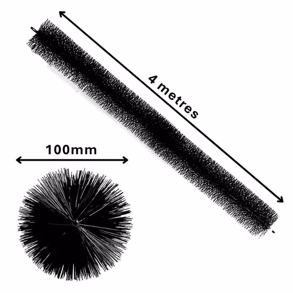 VOGREX Black Half Round Gutter Brush Leaf Guard and Drain Filter Shield – 2