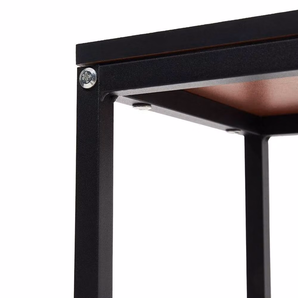 KORVIXA Black Slim Plant Stand Table for Indoor Plants and Herb Gardens, W/D/H: 60 x 24 x 60 cm – 4