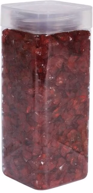 KDMD Red Glass Pebbles, 2 Pack of 750g