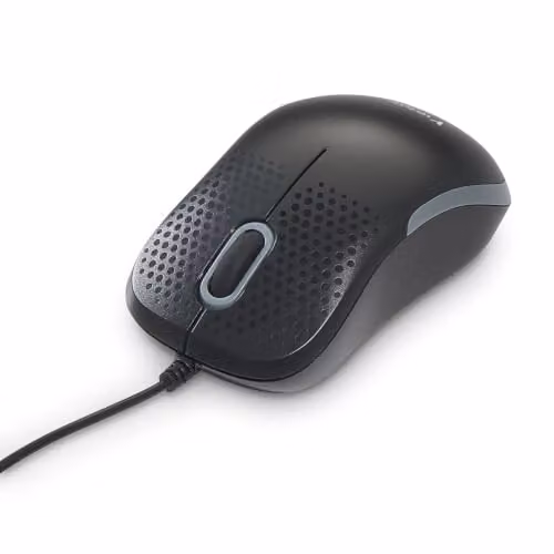 Verbatim Silent Optical Mouse with 1000 dpi Resolution in Black and Grey