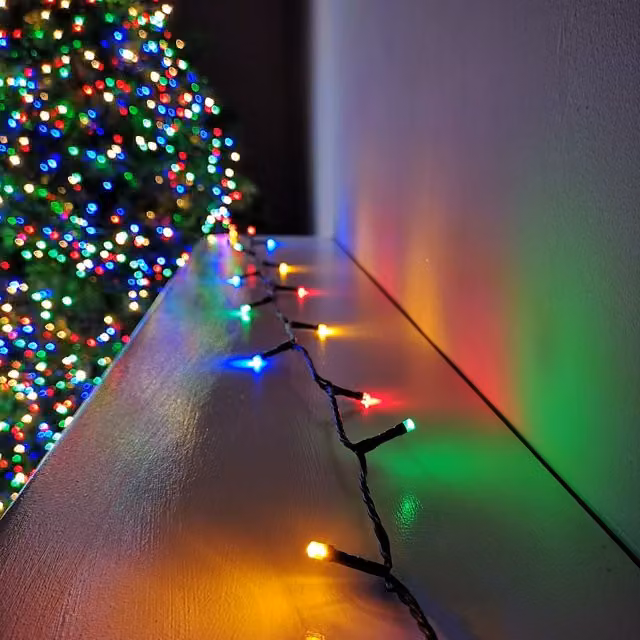 Samuel Alexander Premier Decorations 380 LED Multicolour Christmas Outdoor Timer Lights, 23m – 1