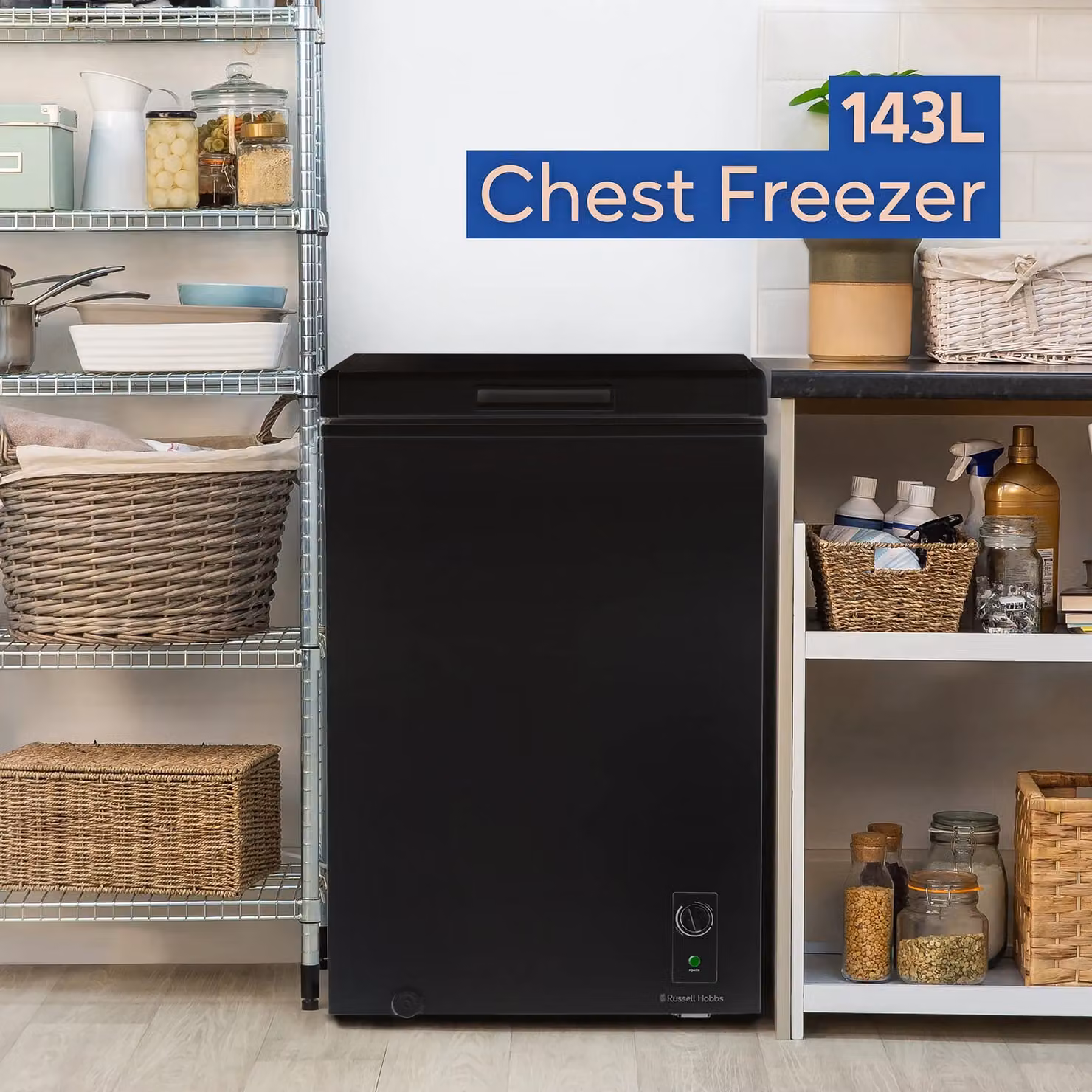 Russell Hobbs 143L Chest Freezer in Black RH142CF0E1 – 3