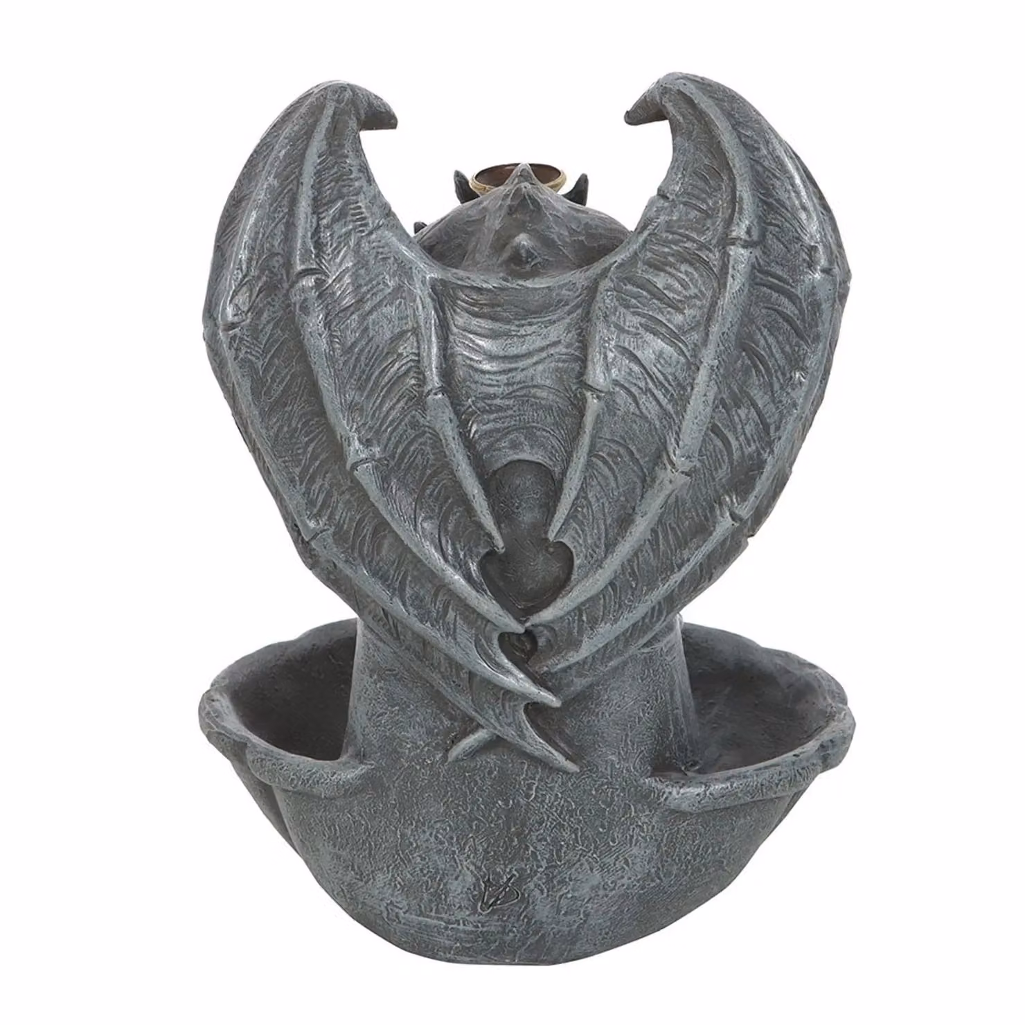 Something Different Gargoyle Backflow Incense Burner in Grey, W/D/H: 12.8 x 17.8 x 13.0 cm – 2