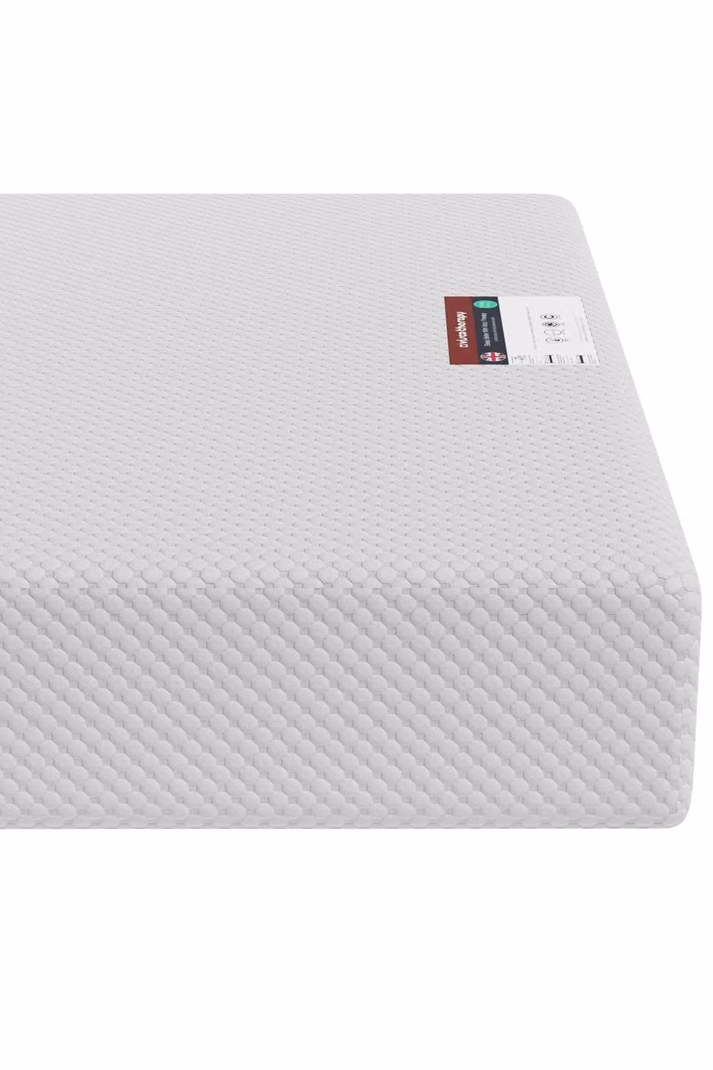 Rest Relax Visco Therapy Premier Cool Blue Pocket Sprung 2000 Mattress in White, Single, W/D/H: 90 x 200 cm – 1